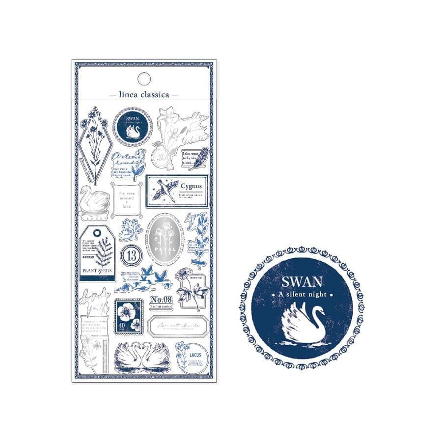 Stickers Linea Classica - Swan - 2 - Mind Wave - Tidformera