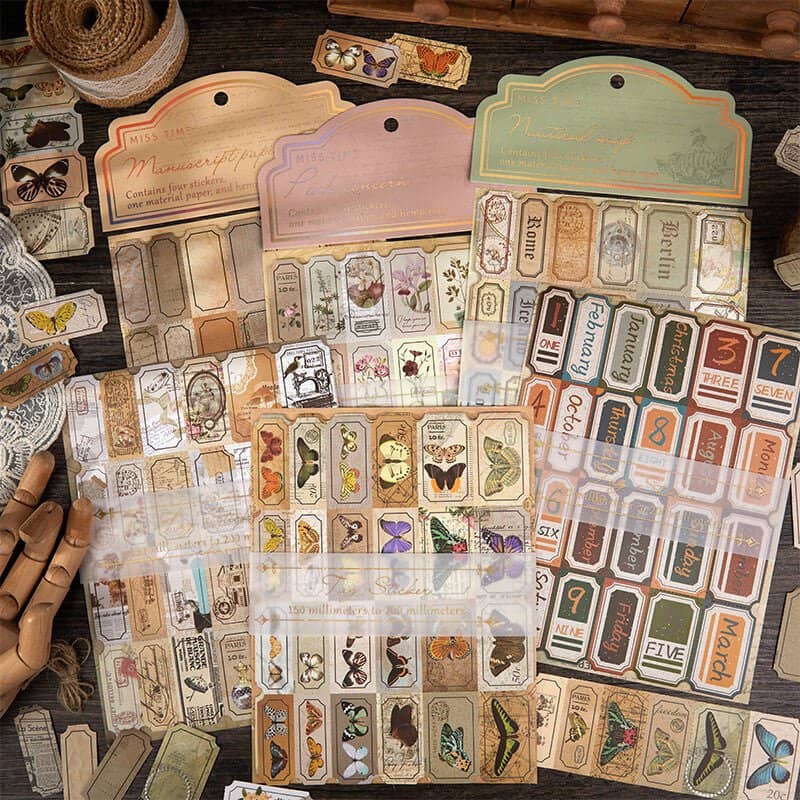 Stickers - Miss Time - Manuscript paper - 2 - Other - Tidformera