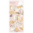 Stickers Ohirune family sticker - Nekozaki - san family från Mind Wave. Ark med klistermärken med katter på - Tidformera