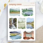 Stickers - Penpaling Paula - Camping Scenes - 1 - Penpaling Paula - Tidformera