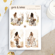 Stickers - Penpaling Paula - Girls & bikes - 1 - Penpaling Paula - Tidformera