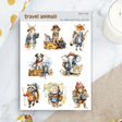 Stickers - Penpaling Paula - Travel animals - 1 - Penpaling Paula - Tidformera