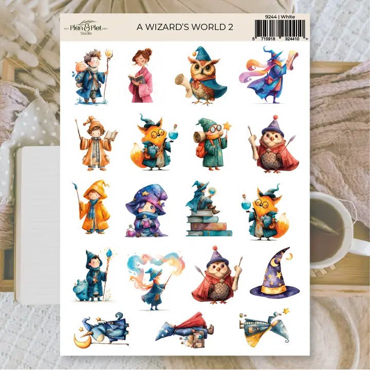 Stickers Plan & Plot Studio Vinyl - A Wizard's World 2 - 1 - Plan & Plot Studio - Tidformera