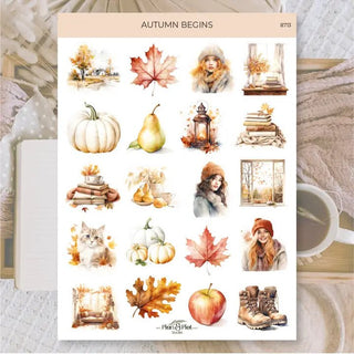 Stickers Plan & Plot Studio Vinyl - Autumn Begins - 1 - Plan & Plot Studio - Tidformera