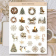 Stickers Plan & Plot Studio Vinyl - Beige Christmas - 1 - Plan & Plot Studio - Tidformera
