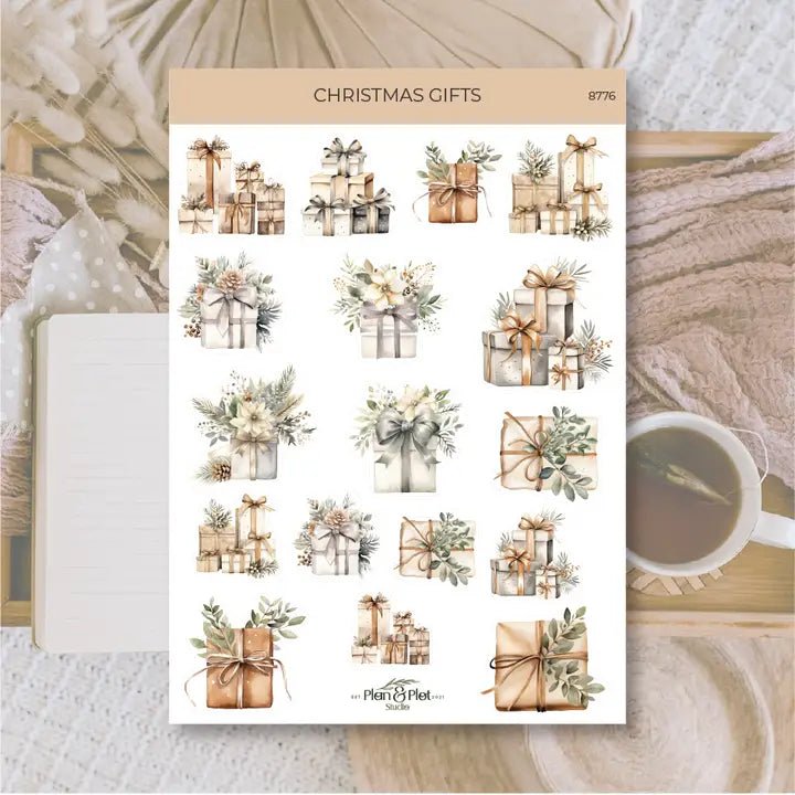 Stickers Plan & Plot Studio Vinyl - Christmas Gifts - 1 - Plan & Plot Studio - Tidformera