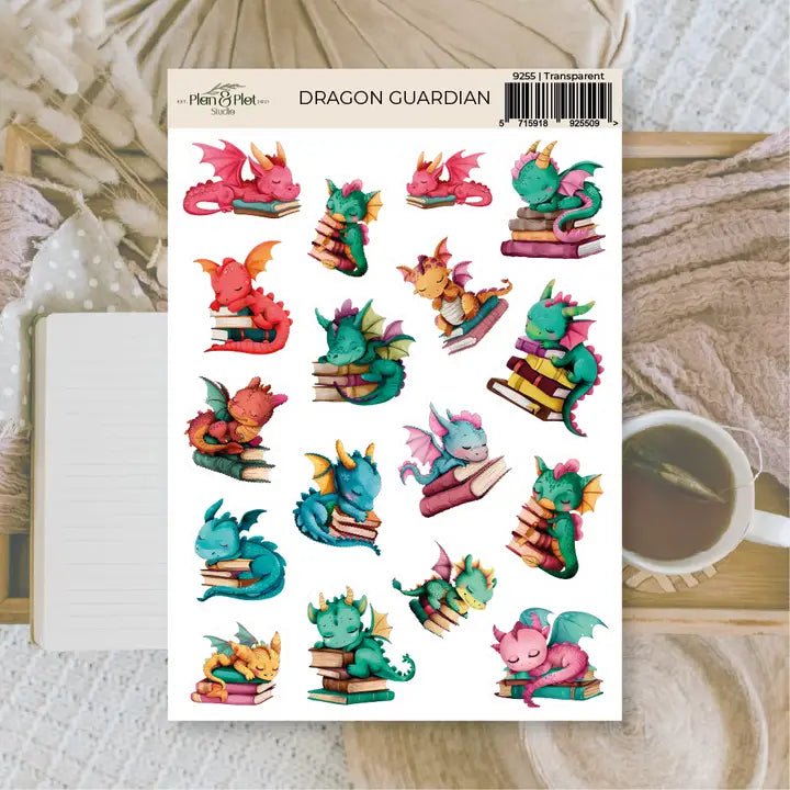 Stickers Plan & Plot Studio Vinyl - Dragon Guardian - 1 - Plan & Plot Studio - Tidformera