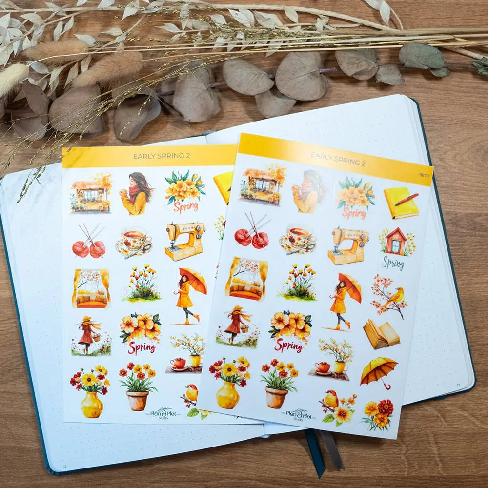 Stickers Plan & Plot Studio Vinyl - Early spring 2 - 5 - Plan & Plot Studio - Tidformera
