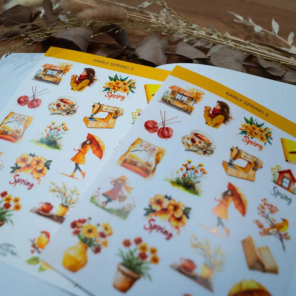 Stickers Plan & Plot Studio Vinyl - Early spring 2 - 3 - Plan & Plot Studio - Tidformera