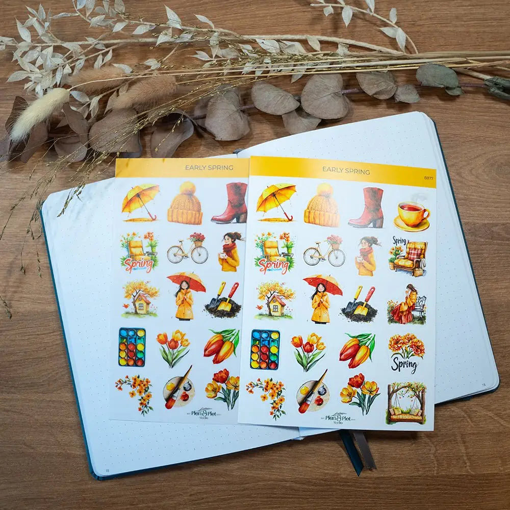 Stickers Plan & Plot Studio Vinyl - Early spring - 4 - Plan & Plot Studio - Tidformera