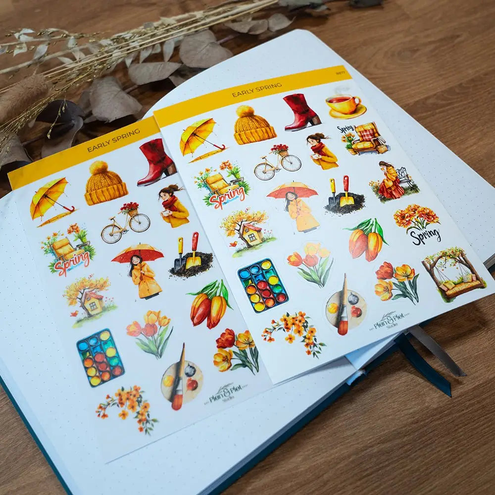 Stickers Plan & Plot Studio Vinyl - Early spring - 5 - Plan & Plot Studio - Tidformera