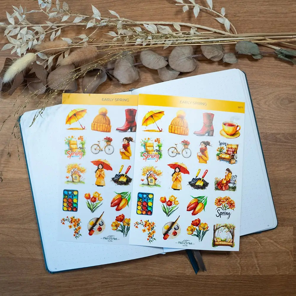 Stickers Plan & Plot Studio Vinyl - Early spring - 6 - Plan & Plot Studio - Tidformera