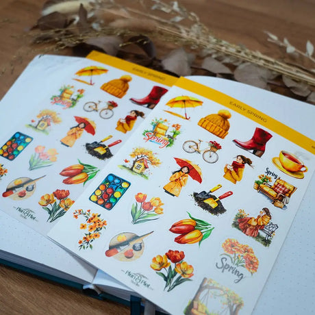 Stickers Plan & Plot Studio Vinyl - Early spring - 2 - Plan & Plot Studio - Tidformera