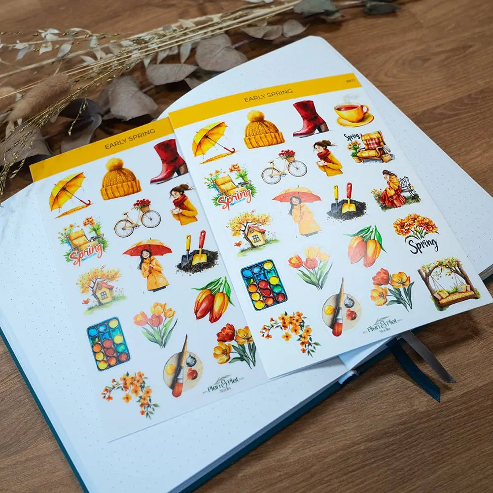 Stickers Plan & Plot Studio Vinyl - Early spring - 3 - Plan & Plot Studio - Tidformera