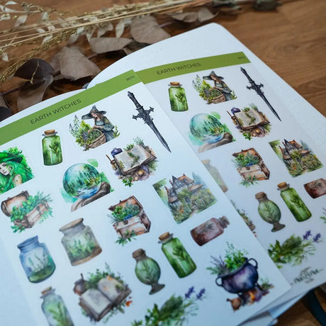 Stickers Plan & Plot Studio Vinyl - Earth witches - 5 - Plan & Plot Studio - Tidformera