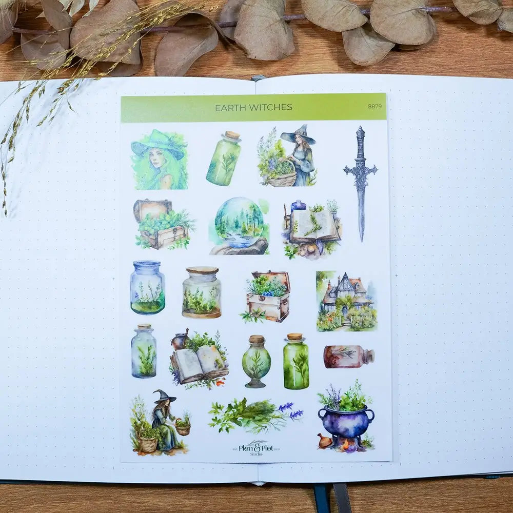 Stickers Plan & Plot Studio Vinyl - Earth witches - 1 - Plan & Plot Studio - Tidformera