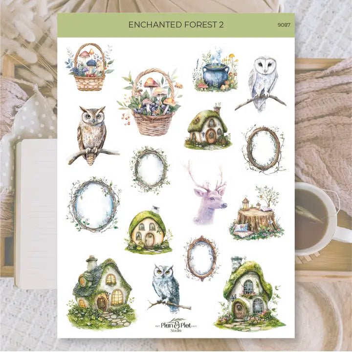 Stickers Plan & Plot Studio Vinyl - Enchanted forest 2 - 1 - Plan & Plot Studio - Tidformera