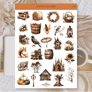 Stickers Plan & Plot Studio - Vinyl - Gothic autumn - 1 - Plan & Plot Studio - Tidformera