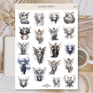 Stickers Plan & Plot Studio Vinyl - Gothic fairy 1 - 1 - Plan & Plot Studio - Tidformera