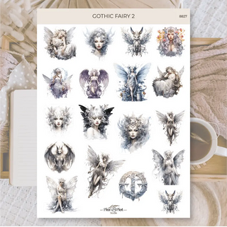 Stickers Plan & Plot Studio Vinyl - Gothic fairy 2 - 1 - Plan & Plot Studio - Tidformera