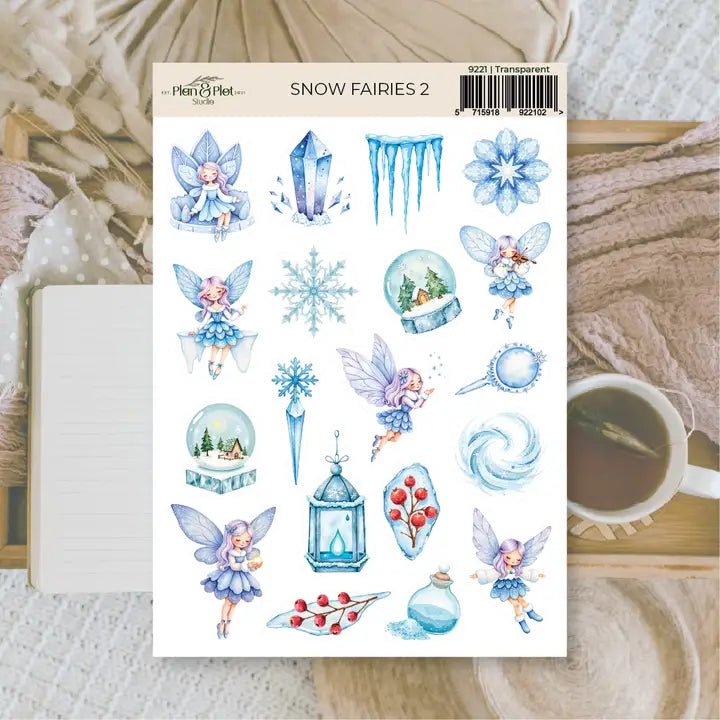 Stickers Plan & Plot Studio Vinyl - Snow Fairies 2 - 1 - Plan & Plot Studio - Tidformera