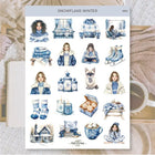 Stickers Plan & Plot Studio Vinyl - Snowflake Winter - 1 - Plan & Plot Studio - Tidformera