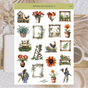 Stickers Plan & Plot Studio Vinyl - Spring botanical 2 - 1 - Plan & Plot Studio - Tidformera