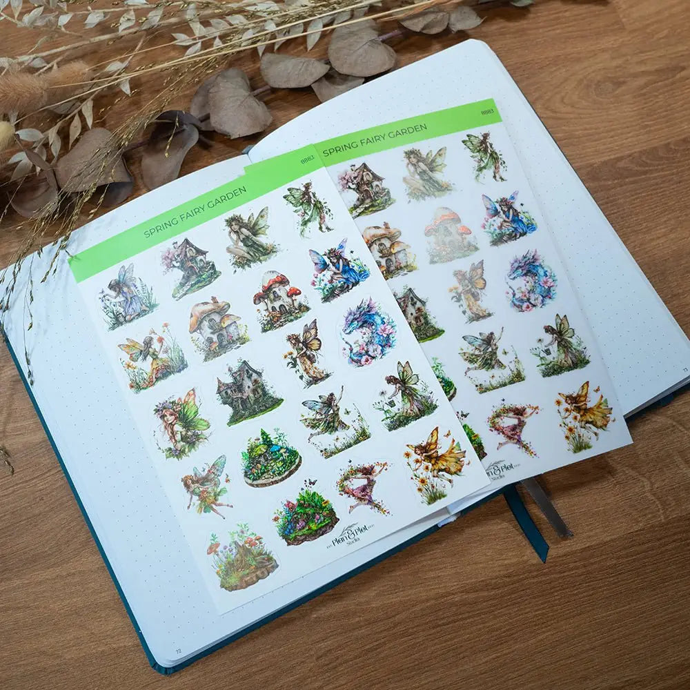 Stickers Plan & Plot Studio - Vinyl - Spring fairy garden - 7 - Plan & Plot Studio - Tidformera
