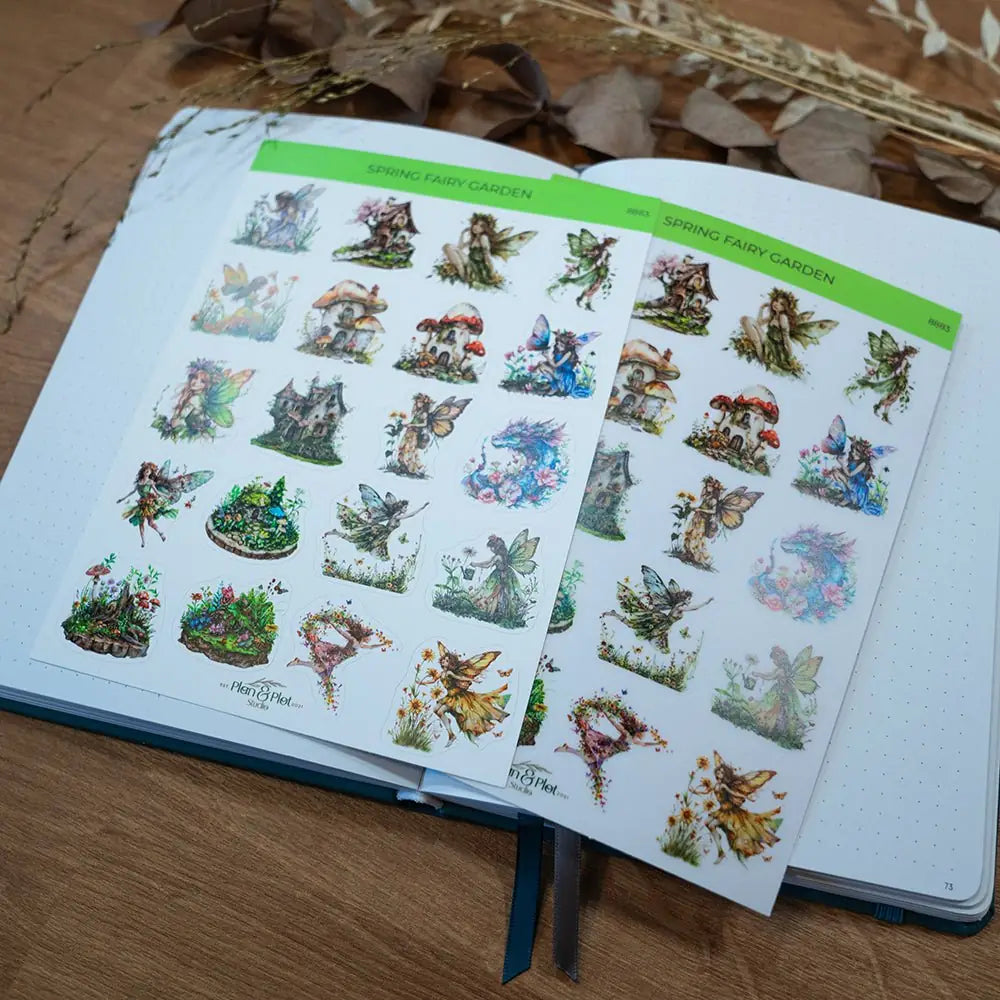 Stickers Plan & Plot Studio - Vinyl - Spring fairy garden - 5 - Plan & Plot Studio - Tidformera