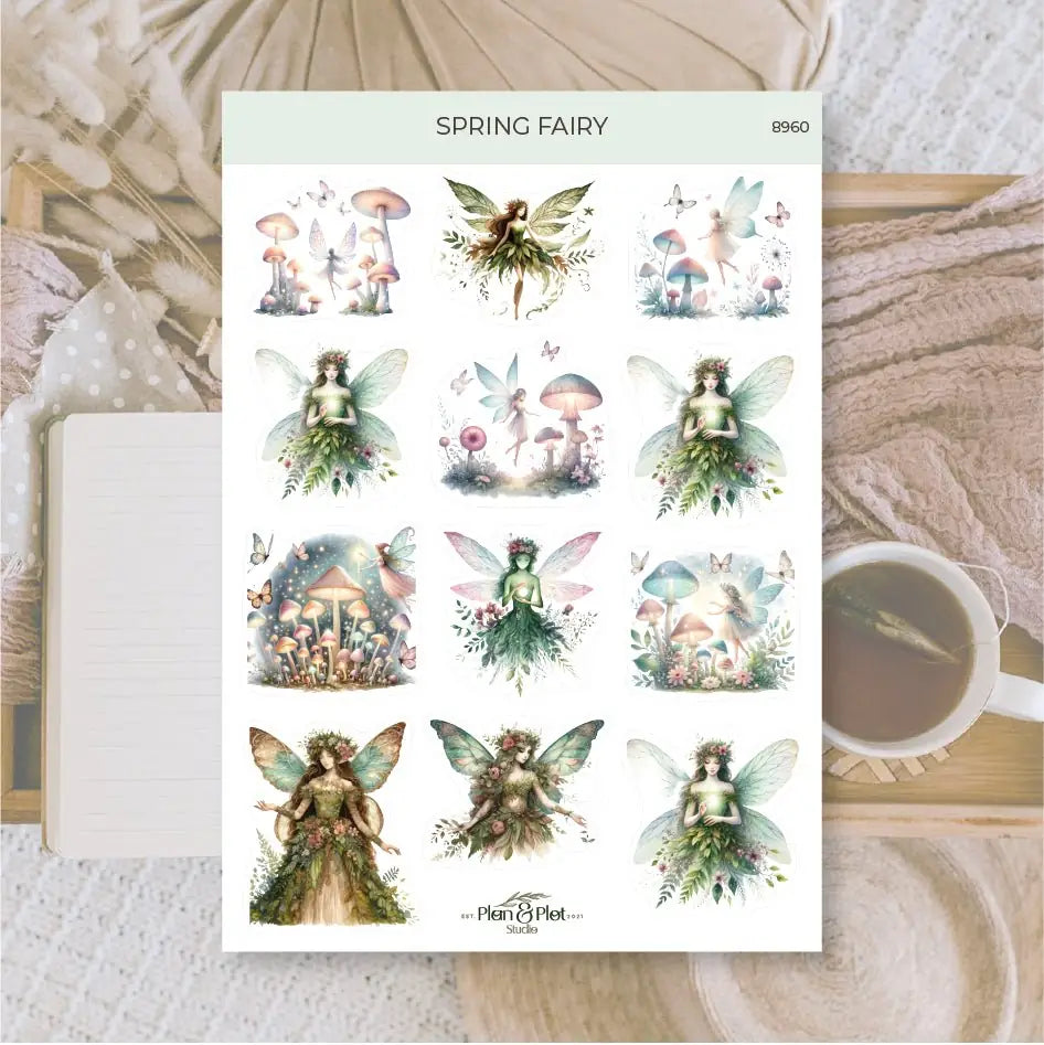 Stickers Plan & Plot Studio Vinyl - Spring fairy - 1 - Plan & Plot Studio - Tidformera
