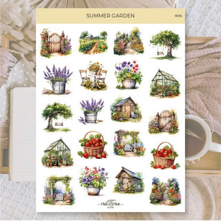 Stickers Plan & Plot Studio Vinyl - Summer garden - 1 - Plan & Plot Studio - Tidformera