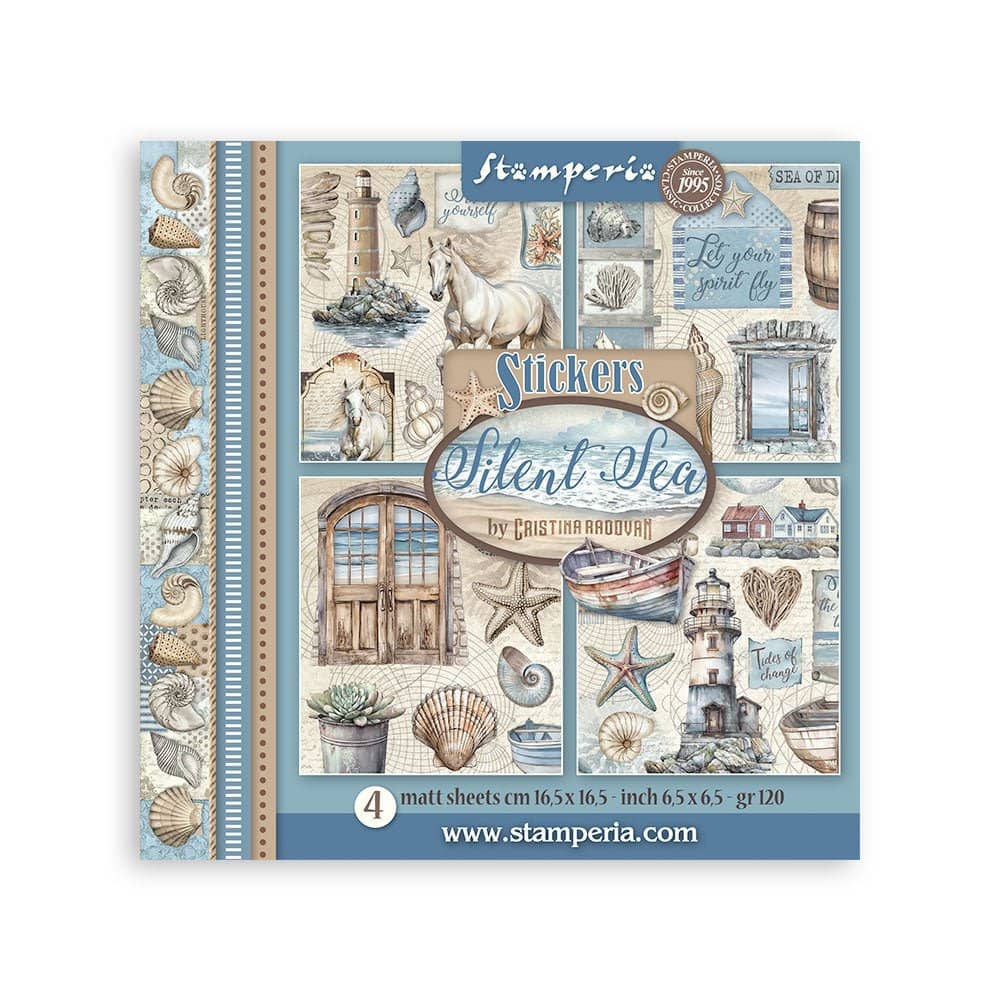 Stickers - Silent Sea - 1 - Stamperia - Tidformera