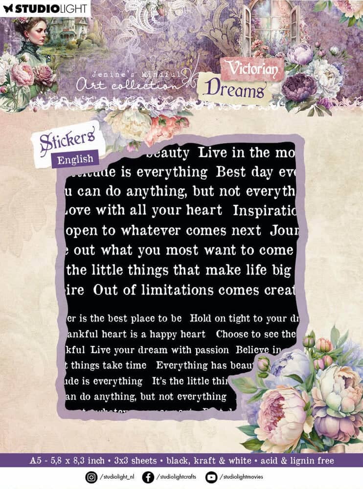 Stickers Studio Light - Victorian Dreams - 1 - Studio Light - Tidformera