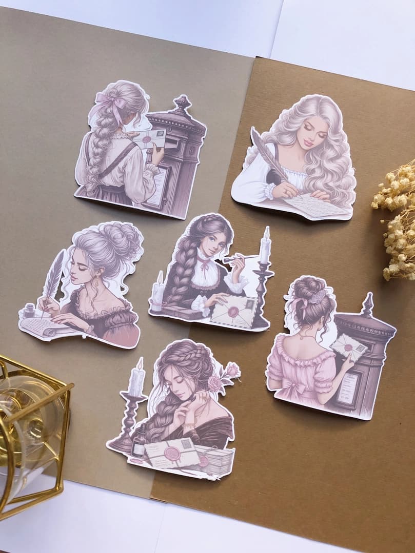 Stickers - T's Stationery - Academia Mail Girls - 5 - T's Stationery - Tidformera