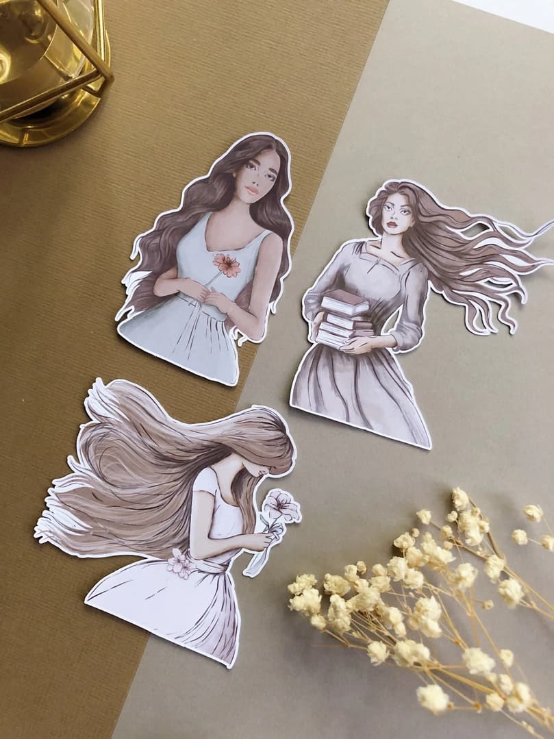 Stickers - T's Stationery - Girls - 7 - T's Stationery - Tidformera