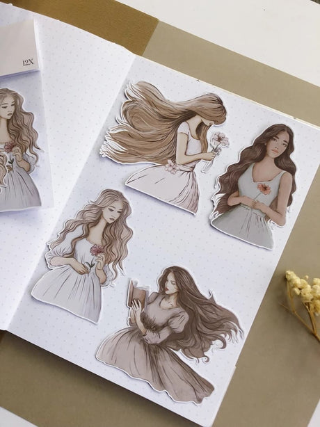 Stickers - T's Stationery - Girls - 2 - T's Stationery - Tidformera