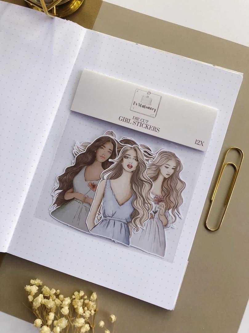 Stickers - T's Stationery - Girls - 8 - T's Stationery - Tidformera