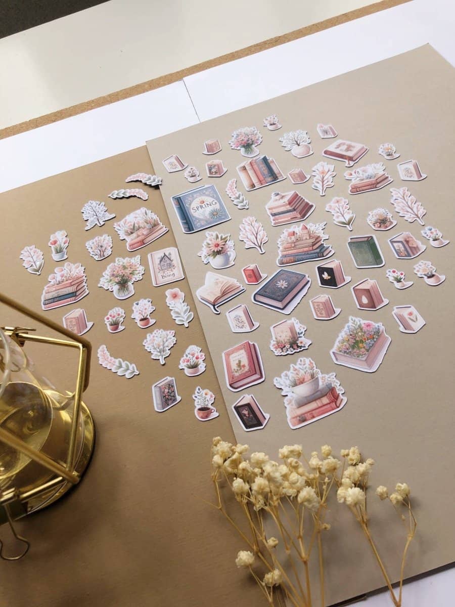 Stickers - T's Stationery - XL Spring book sticker pack - 4 - T's Stationery - Tidformera
