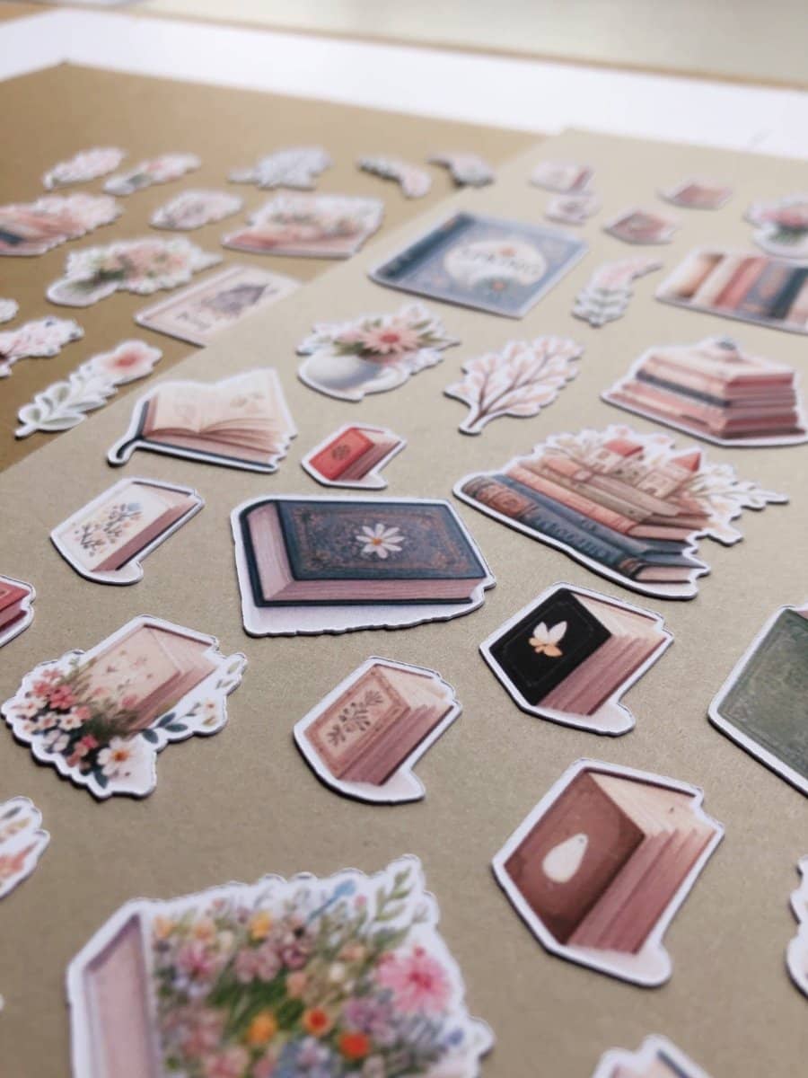 Stickers - T's Stationery - XL Spring book sticker pack - 6 - T's Stationery - Tidformera