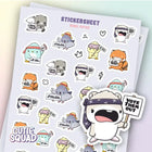 Stickersheet CutieSquad - Rebel Cuties - 1 - CutieSquad - Tidformera