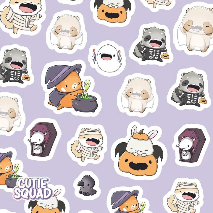 Stickersheet CutieSquad - Spooky Trail - 2 - CutieSquad - Tidformera