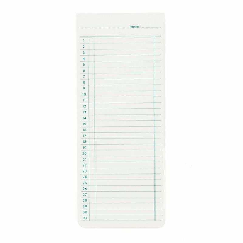 Sticky Memo Pad - Monthly - White - 1 - Penco - Tidformera