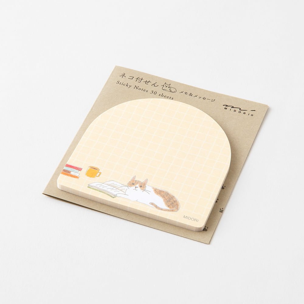 Sticky Notes Book and Cat - 5 - Midori - Tidformera