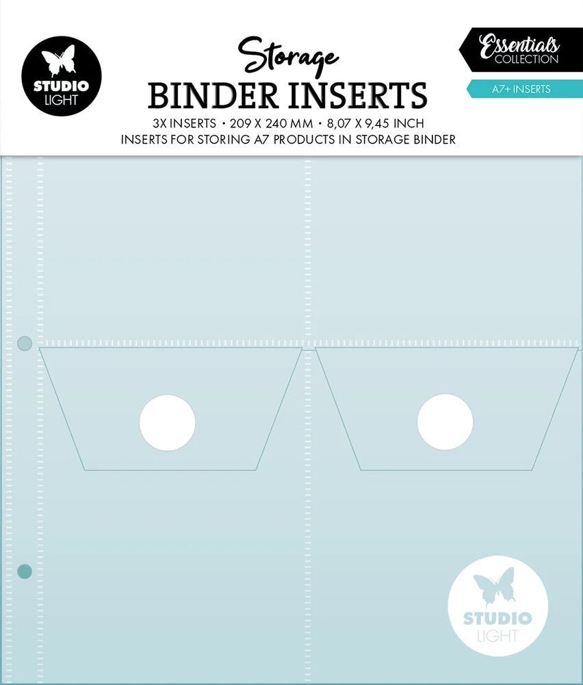 Storage Binder Inserts A7+ 3 - pack - 1 - Studio Light - Tidformera