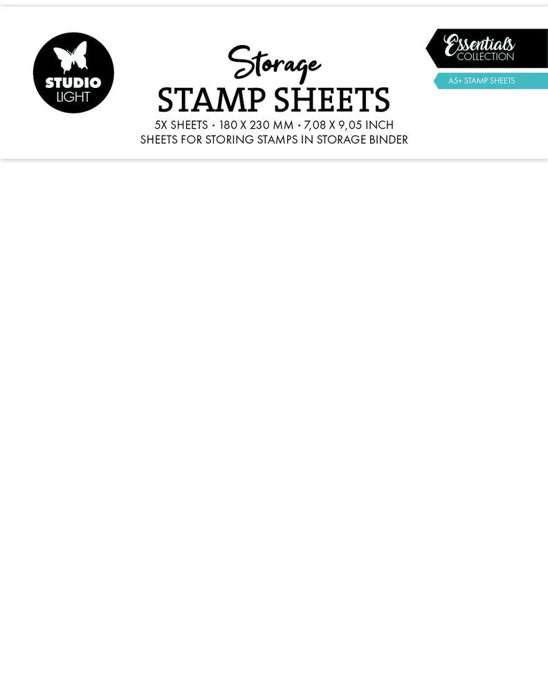 Storage Stamp Sheets A5+ 10 - pack - 1 - Studio Light - Tidformera
