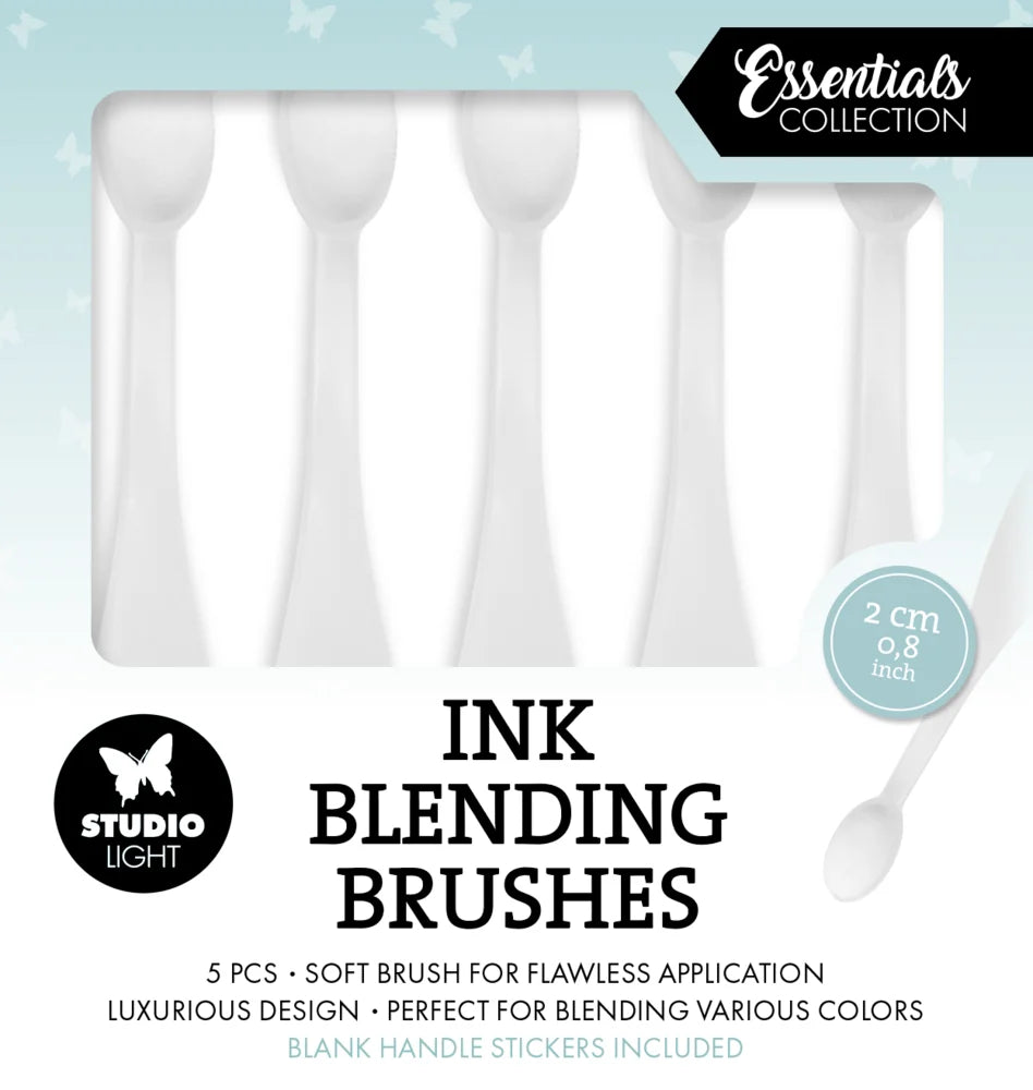 Ink Blending Brushes 2 cm - 5-pack