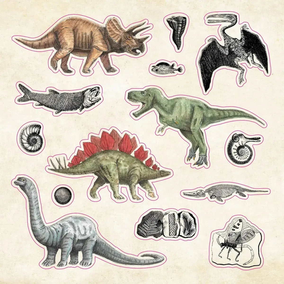 The sticker book of Curiosities! - 10 - Peter Pauper Press - Tidformera