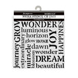 Thick Stencil 12 x 12 cm - Hidden Grove - Writings - 1 - Stamperia - Tidformera