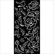 Thick Stencil 12 x 25 cm - Old Lace - Flowers - 1 - Stamperia - Tidformera