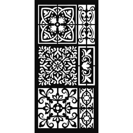 Thick Stencil 12 x 25 cm - Tiles - 2 - Stamperia - Tidformera